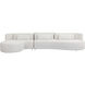 Laken Copenhagen White Sofa Chaise, LAF
